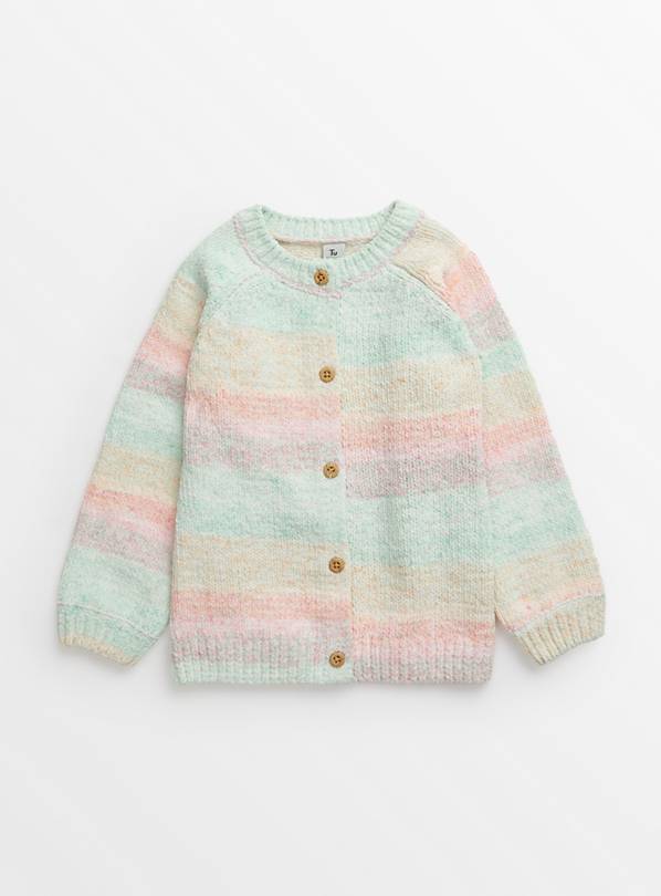 Pastel Space Dye Knitted Cardigan 1.5-2 years